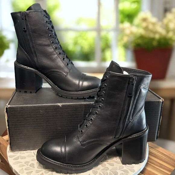 Thursday Boot Co $200 Women’s Rebel Zip-Up Boot Handmade Full-Grain Leather Size - Picture 8 of 15